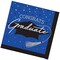 Creative Converting School Spirit Blue Graduation Paper Beverage Napkins 108 Count